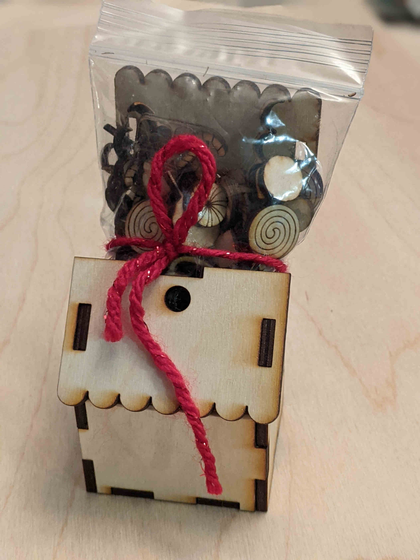 DIY Gingerbread Wooden Ornament