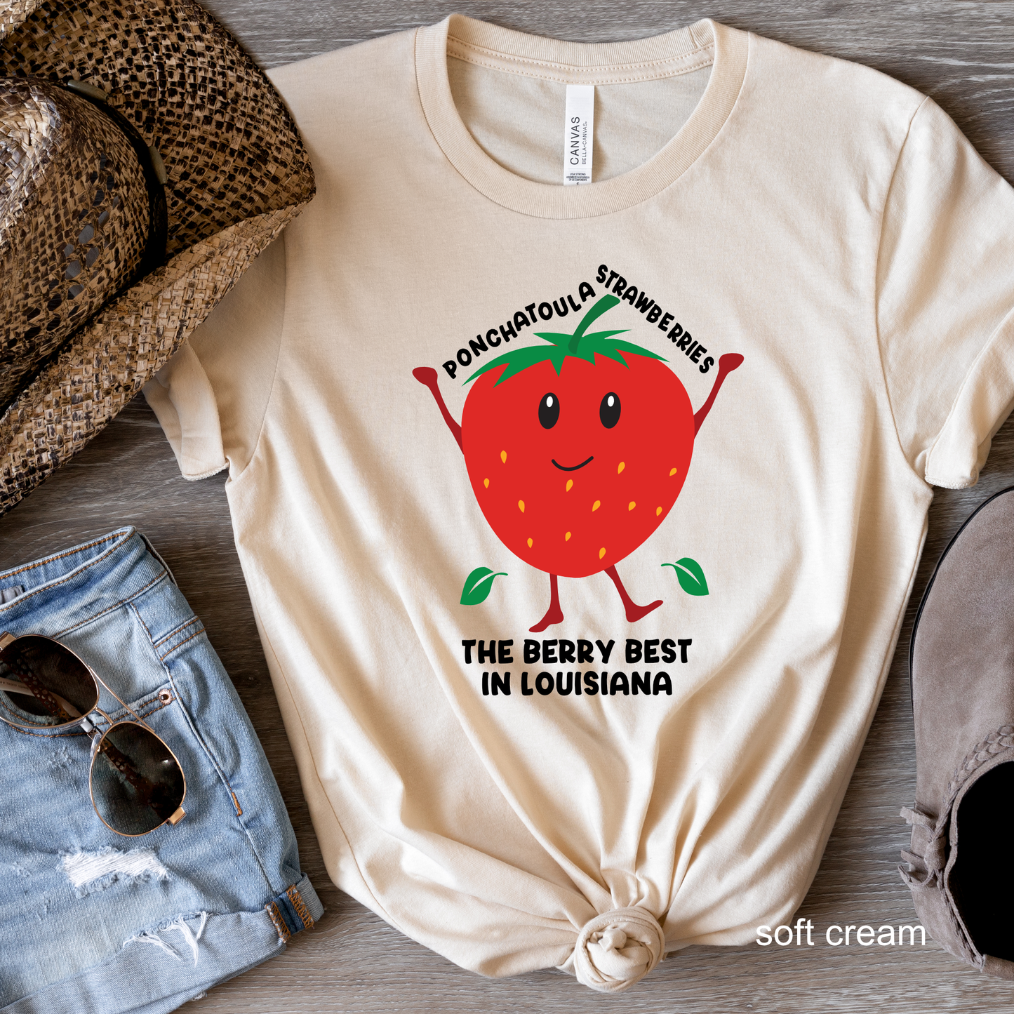 Berry Best Strawberries - Ponchatoula - Strawberry Festival T-shirt