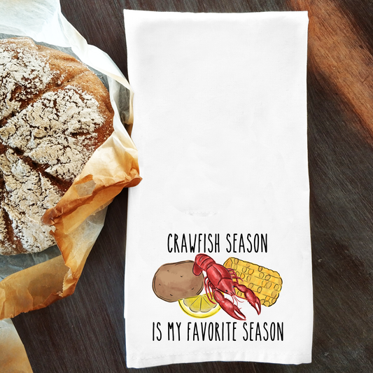 Crawfish is my Favorite Season - Dishtowel