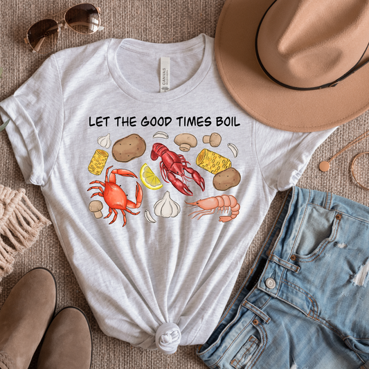 Let the Good Times Boil Crawfish Tee - Toddler - Youth - Adult