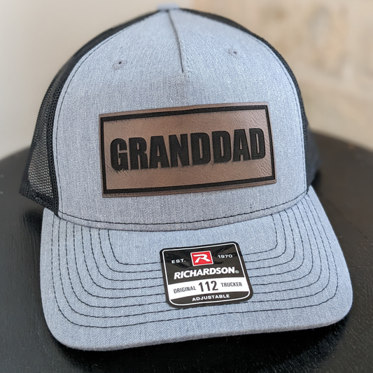 Leatherette Patch Granddad Richardson Hat