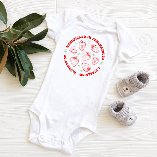 Handpicked in Ponchatoula | Strawberry Festival | Infant Bodysuit