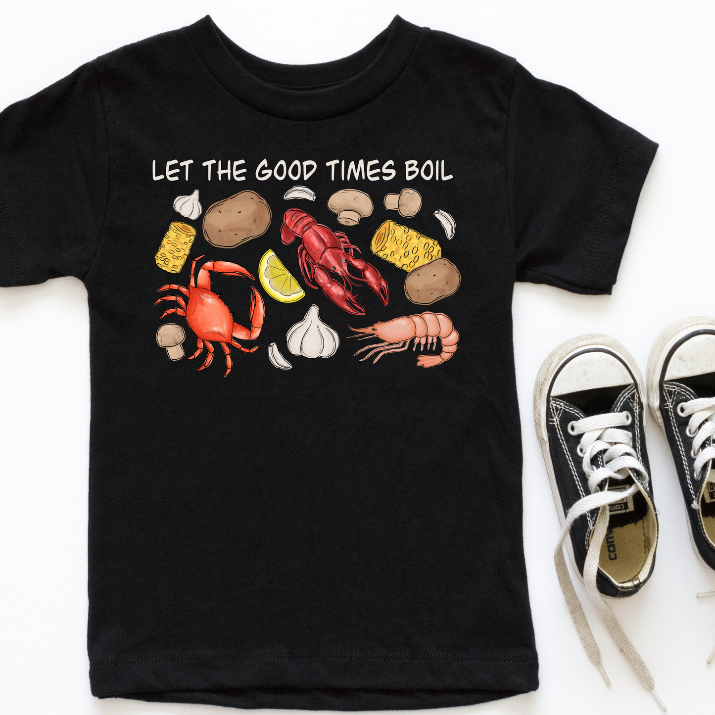 Let the Good Times Boil Crawfish Tee - Toddler - Youth - Adult