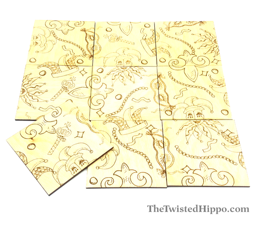 EASY The Impossibly Possible Wooden Puzzle - Show Me The Beads, Mister Mardi Gras - Brain Teaser