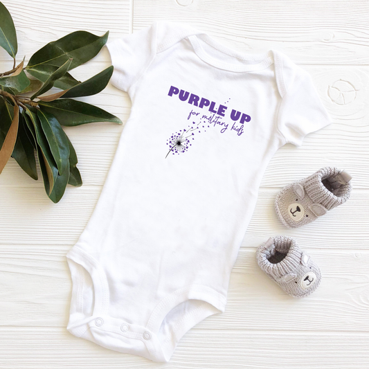 Purple Up Dandelion - Infant Bodysuit