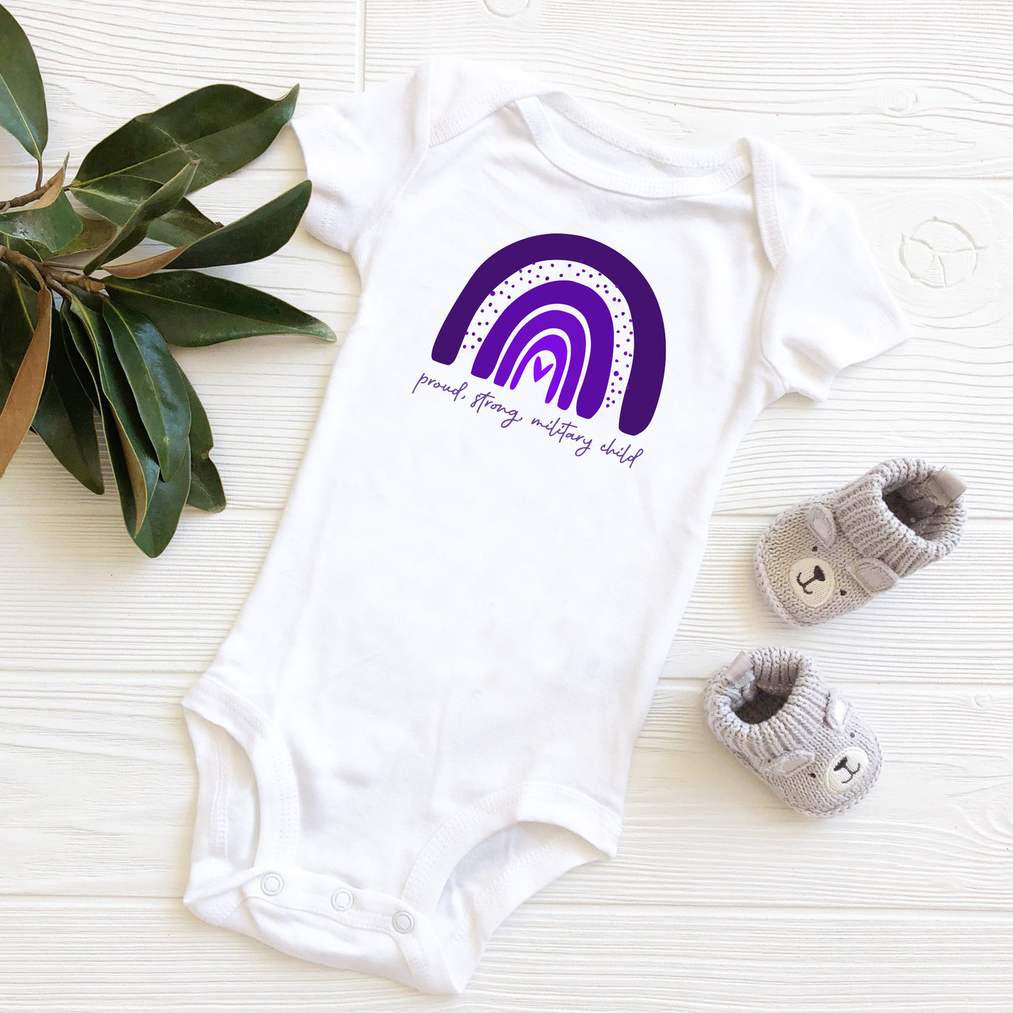 MOTMC Purple Rainbow - Infant Bodysuit