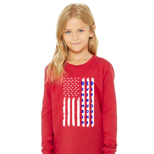 RED Friday - Toddler & Youth Long Sleeve Tees