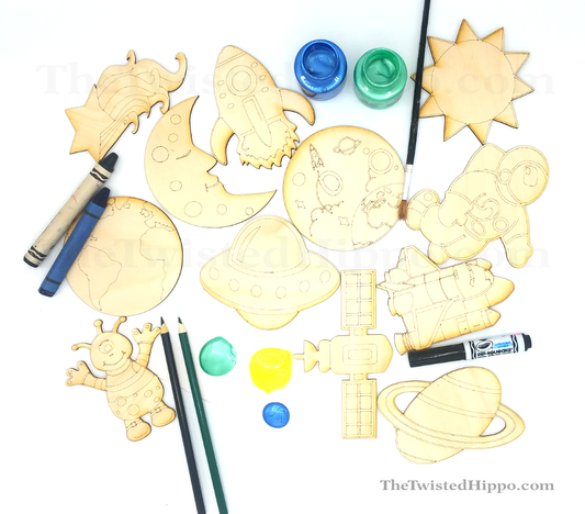 Out of This World Art Kit | 12 Pieces | Painting Kits