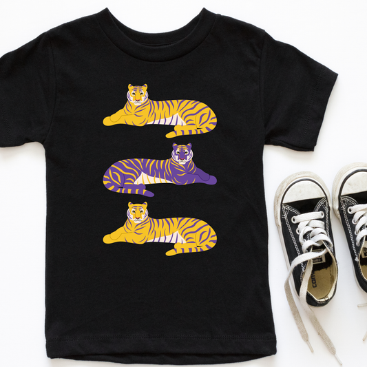 YOUTH Tigers in a Row Tee