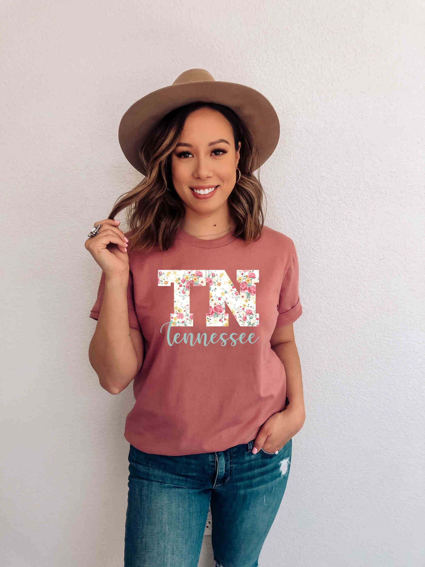 TN Tennessee Floral Tee