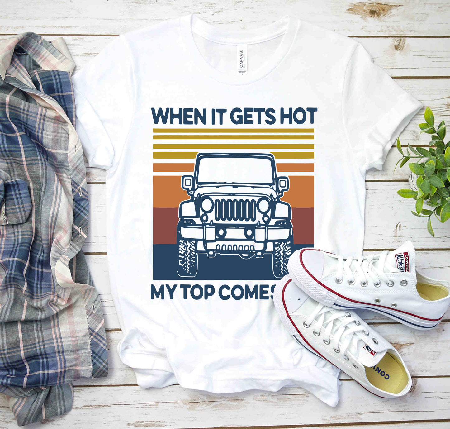 It's Getting Hot . . . Get That Jeep Out Girl!