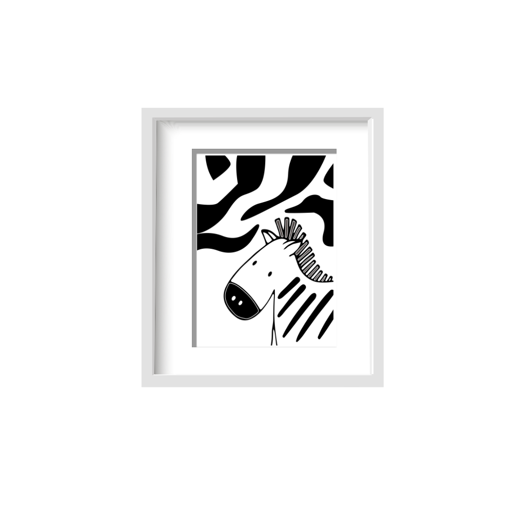 Zebra |  Printed Art 11 * 14